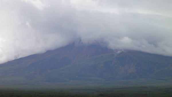 mount fuji - the top is hidden by clouds